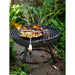 Firepits UK Classic Fire Pit 120cm with half moon BBQ Rack