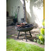 Firepits UK Classic Fire Pit 120cm with half moon BBQ Rack