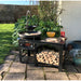 Complete Outdoor Kitchen Firepits UK Fire Pit with Cooking bowl and logs