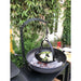 Complete Outdoor Kitchen Firepits UK fire pit with hanging skillet of fish and asparagus