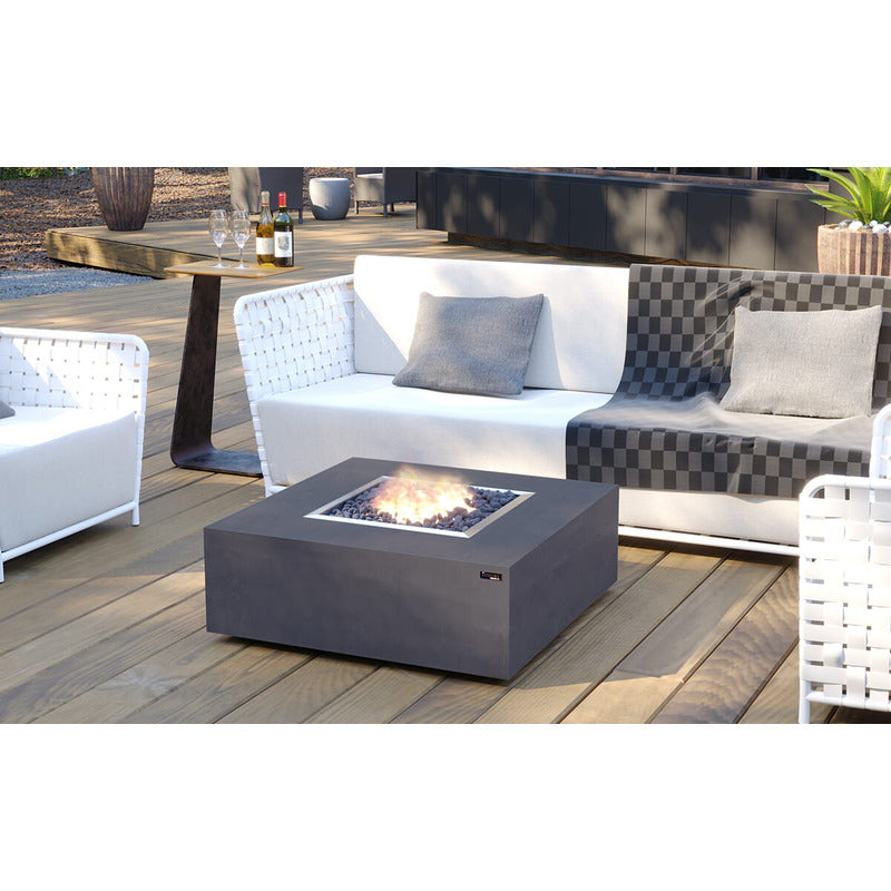 GasFirePit-MaromaFirePitGrey- on decking