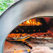 Igneus Pro 750 Wood-Fired Pizza Oven 2 pizzas cooking