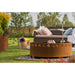 GrillSymbol Corten Steel Fire Pit Legend, ø 116 cm lifestyle shot