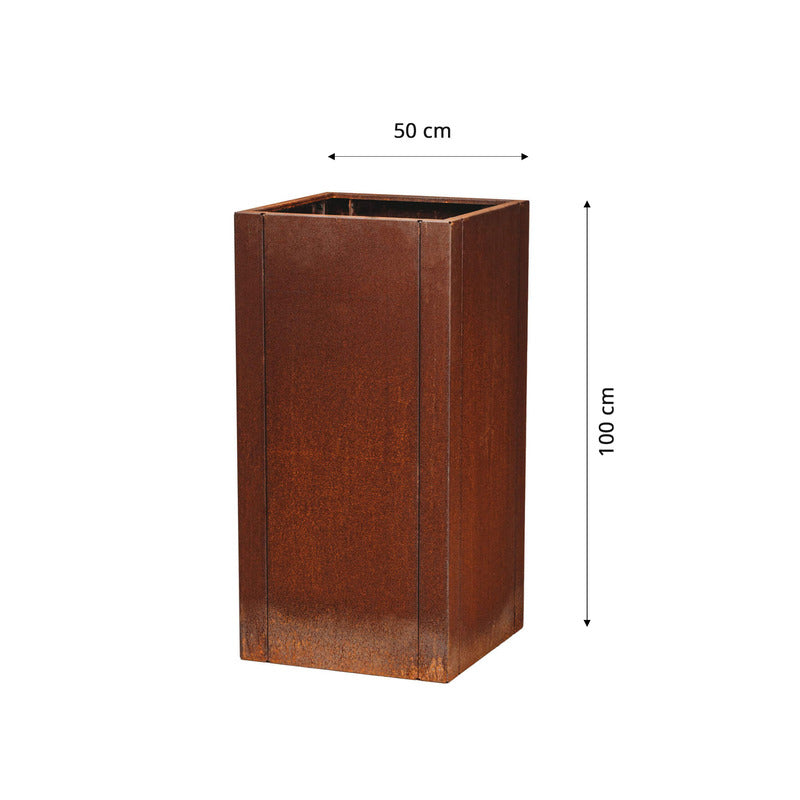 Manhattan corten planter dimensions