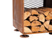 GrillSymbol Outdoor Fireplace Enzo (132x43x37cm) wood storage