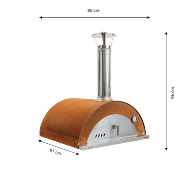 GrillSymbol Wood Fired Pizza Oven Pizzo dimensions