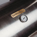 GrillSymbol BBQ Smoker Smoky Beast Silver thermometer close up