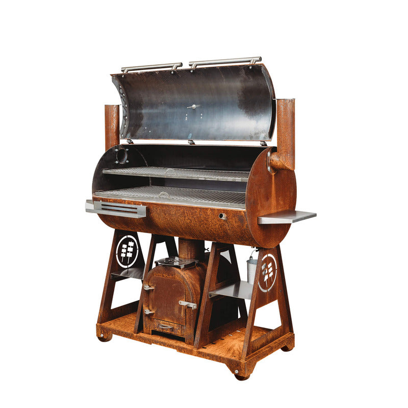 GrillSymbol BBQ Smoker Smoky Beast XL door open