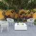 outdoor seating maroma-white-fire pit