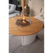 teak table cosiloft round in lounge