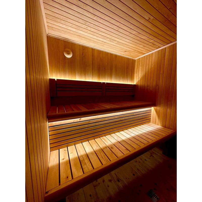 terrace_sauna_view_of_inside_seating alder wood